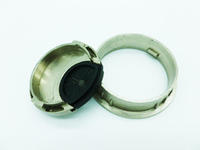 60mm Zinc Alloy Chrome, Pearl Chrome, Satin Finish Cable Cover in Office Furniture SWL.1204-4