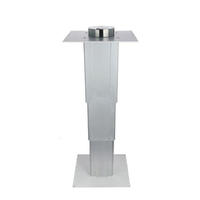 Aluminum Alloy Manual Matt, Black, Golden, Wood Grain or Required Large / Middle / Small Desk Lifting Column SWL.2003-1