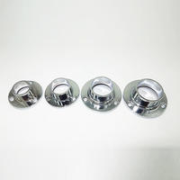 16/19/22/25mm Zinc Alloy and Plastic Corrosion-Resistant  Chrome 、Plated Clothes Rod Flange SWL.3301