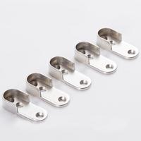 16/19/22/25mm Zinc Alloy Corrosion-Resistant   Chrome Plated/Nickel Plated Three Holes Clothes Rail Bracket SWL.3102