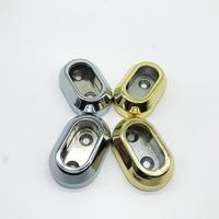 16mm  Zinc Alloy Corrosion-Resistant Chrome plated/Bronze Hanging Rail Tube Support Clothes Rod Flange SWL. 3204