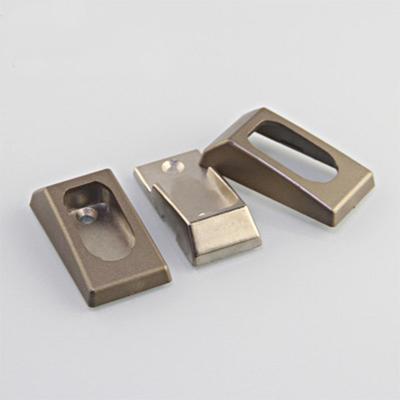Zinc Alloy Chrome /Bronze/Antique Copper/Golden  Hanging Rail Tube Support  Square-Shaped Wardrobe Tube Support SWL. 3216