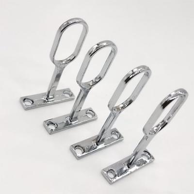 16mm Zinc Alloy Corrosion-Resistant Chrome Plated Wardrobe Hanging Rail Tube Support SWL.3403
