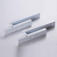 10, 12, 14, 16 inch Iron Wall Mounting Bracket  Painted White Microwave Shelf Support  SWL.2081